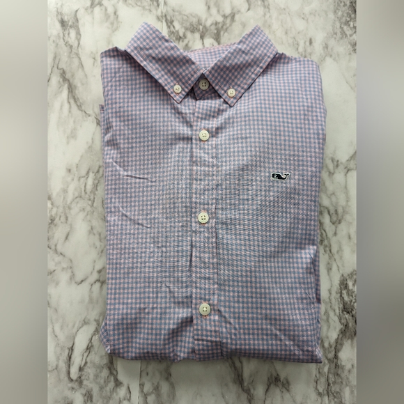 Boy's Vineyard Vines Button Down Dress Shirt size 16 Large - Picture 3 of 8